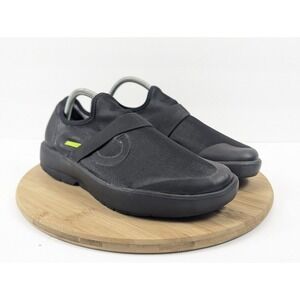 Oofos Shoes Mens 10 Recovery Black Low‎ Oomg Fibre Athletic Sneakers Breathable